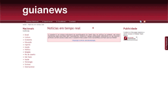 Desktop Screenshot of guianews.com.br