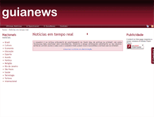 Tablet Screenshot of guianews.com.br